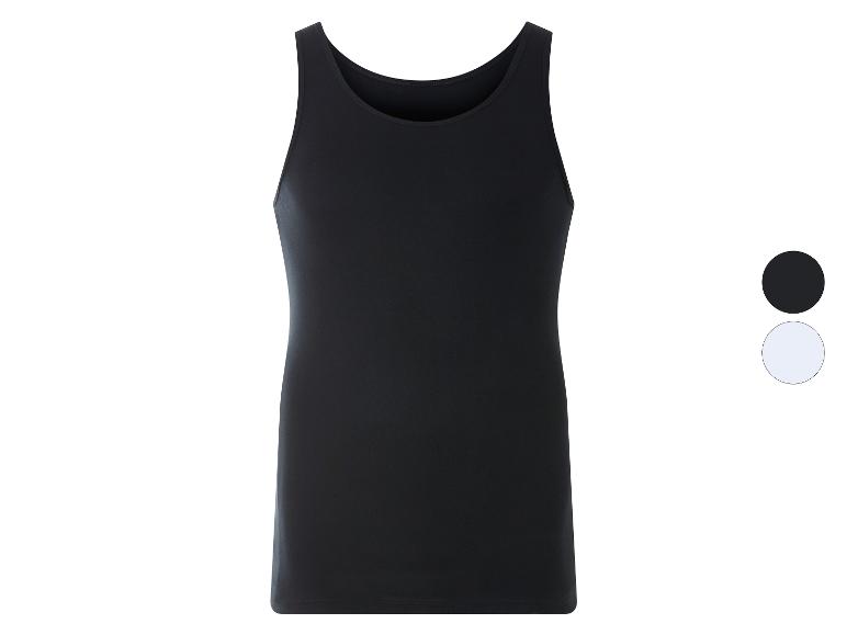 Zwarte en witte heren tanktops.