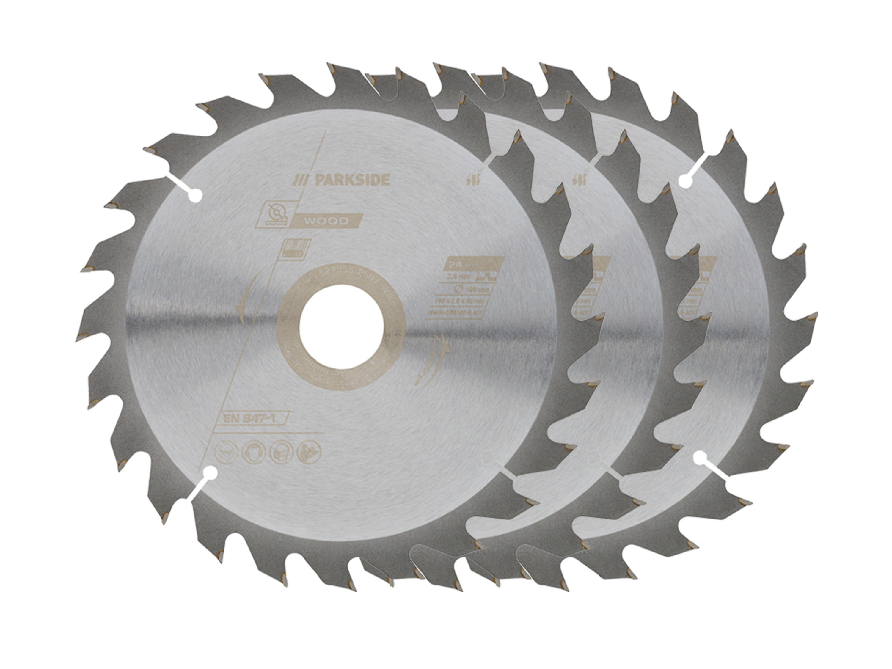 PARKSIDE Cirkelzaagbladen (190 mm 3 stuks)