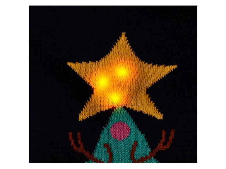 Kinder kersttrui met lampjes