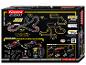 Achterkant van de Carrera GO!!! Speed Zone racebaan doos met circuitlay-outs en accessoires.