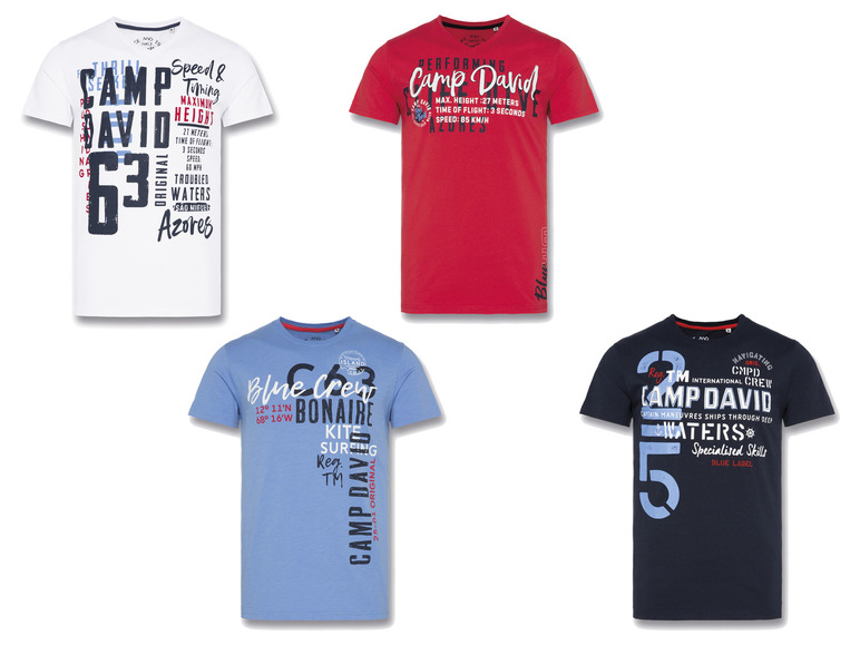 Ga naar volledige schermweergave: Camp David Heren t-shirt - afbeelding 1