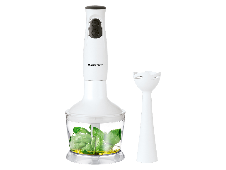 SilverCrest staafmixer met hakmolen en garde.