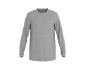 Grijs T-shirt met lange mouwen voor heren