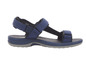 Blauwe sandalen met gespen