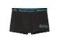 Zwarte boxershort met elastische tailleband 'CHAMPS SQUAD' en 'Athletic Department'.