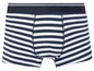 Een paar gestreepte boxershorts.