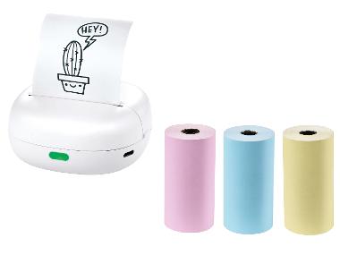 SILVERCREST® Mini printer met 3 rollen printpapier