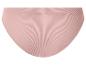 Lichtroze geribbelde naadloze slip voor dames.