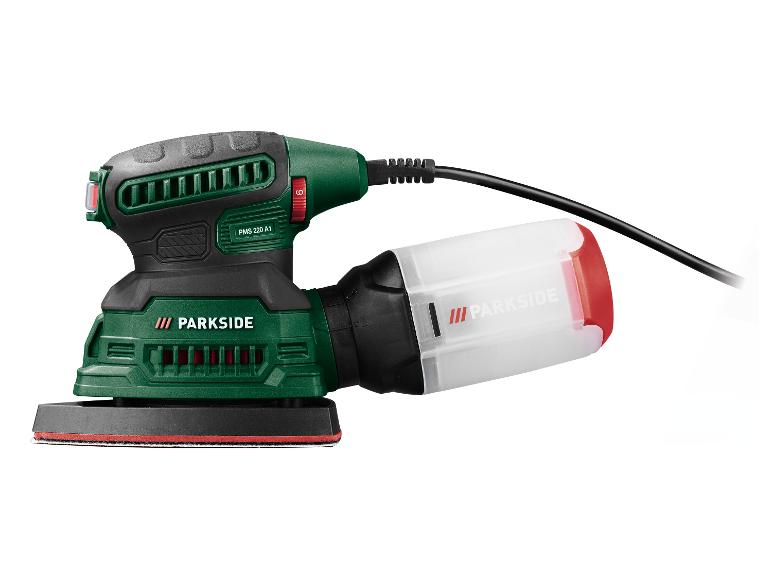 Parkside PMS 220 A1 elektrische excenterschuurmachine met stofafzuigsysteem