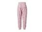 Roze joggingbroek voor meisjes met strikjespatroon
