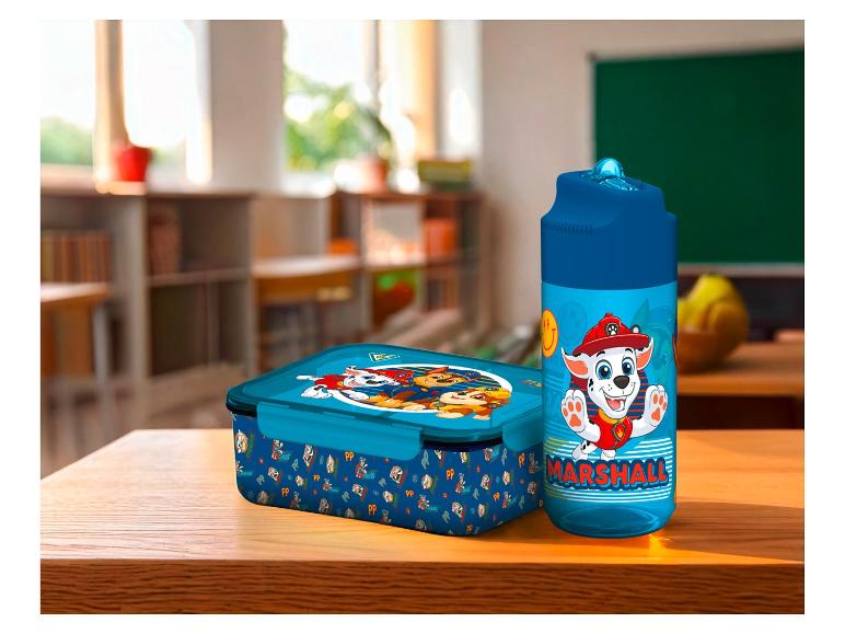Paw Patrol lunchbox en drinkfles voor kinderen.
