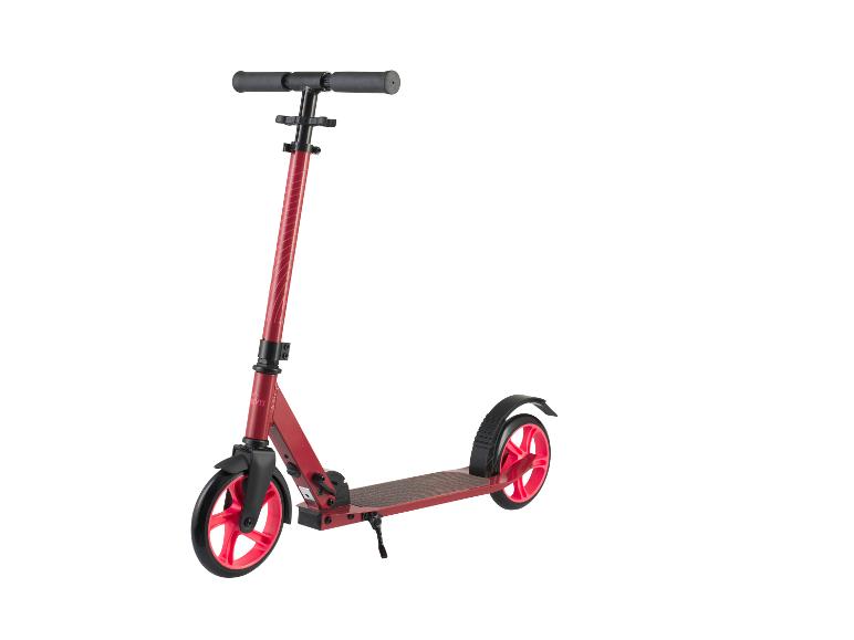 Rode Gravit step met stuur en wielen