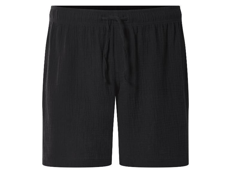 Korte mousseline heren pyjama
