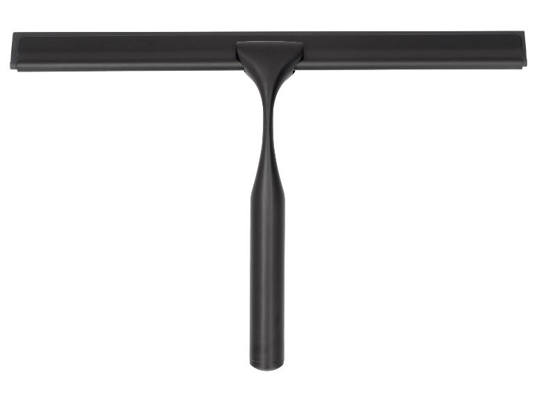 Zwarte raamwisser met een strak, modern design
