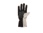 Skiwant in beige en zwart, met antislip handpalm en elastische manchet.