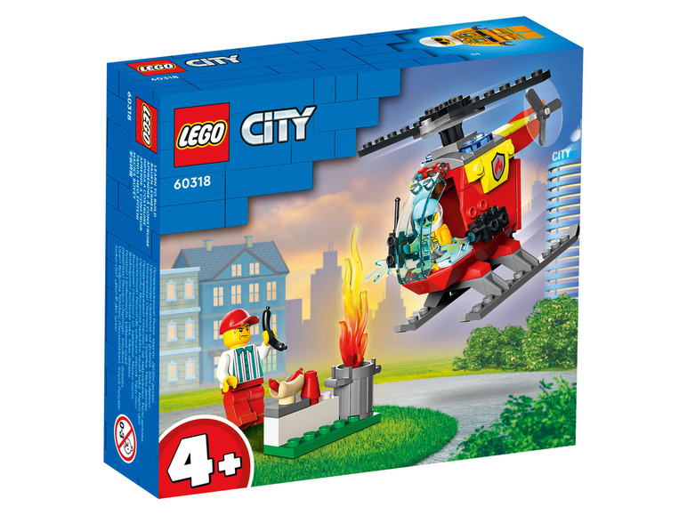 Ga naar volledige schermweergave: LEGO® City Brandweerhelikopter - 60318 - afbeelding 1