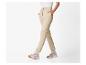 Dames beige joggingbroek met sneakers