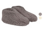 Grijs wollen pantoffels