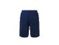 Donkerblauwe sport shorts.