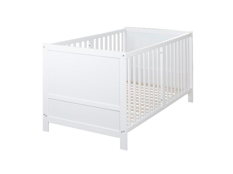 Wit ledikant met lattenbodem