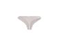Witte string slip van geribbeld materiaal.