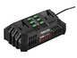 Een Parkside accu-oplader voor twee 4,5 Ah accu's.