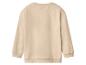 Beige sweatshirt met lange mouwen, achteraanzicht