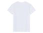 Wit unisex T-shirt, achterkant.