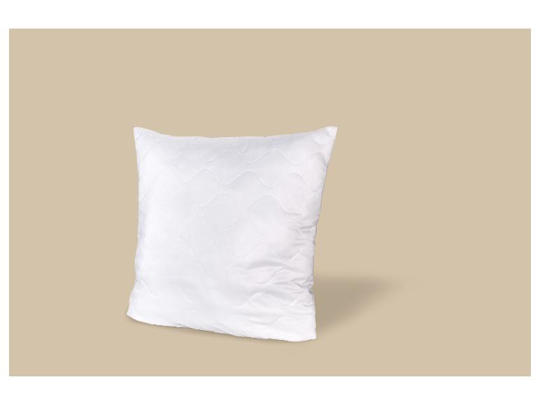 LIVARNO® wasbaar kussen, 70 x 60 cm, wit met golfpatroon
