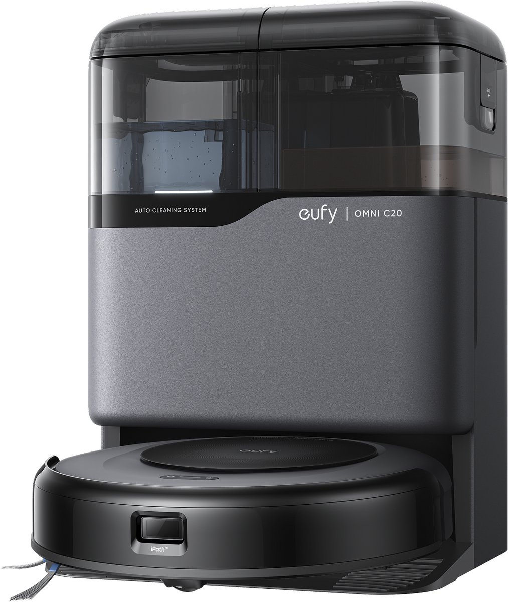 EUFY Robotstofzuiger met dweilfunctie Omni C20 all-in-one reinigingsstation afbeelding