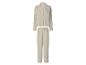 Beige katoenen mousseline dames pyjamaset