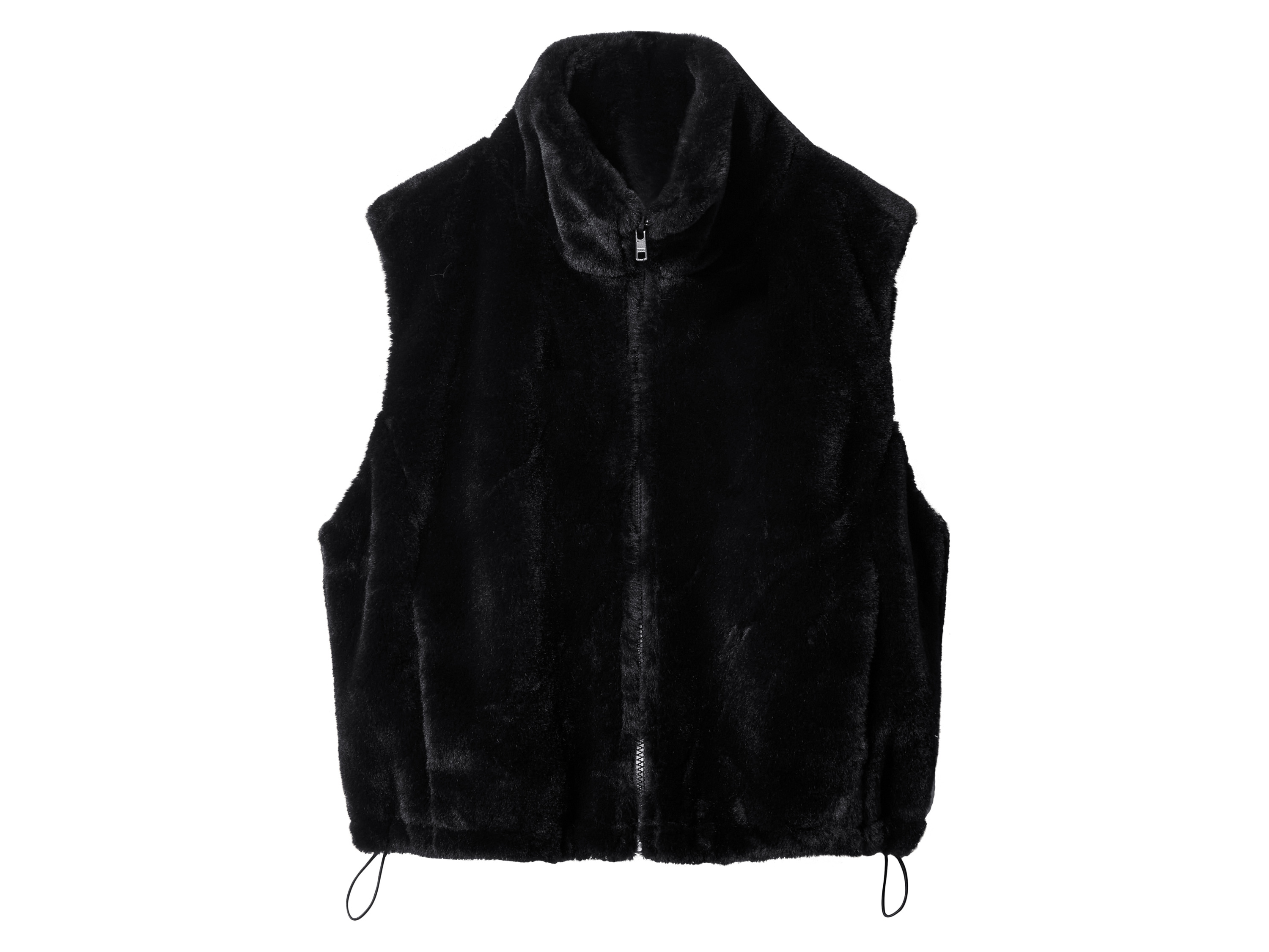 esmara Pluche dames bodywarmer (Zwart, S (36/38)) afbeelding