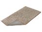 Lichtbeige badmat met antislip onderlaag.
