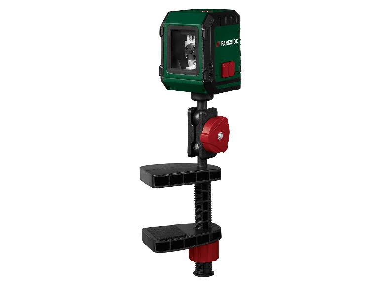 PARKSIDE laserwaterpas met tafelklem en verstelbare houder