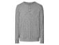 Heren grijs Henley shirt met lange mouwen.