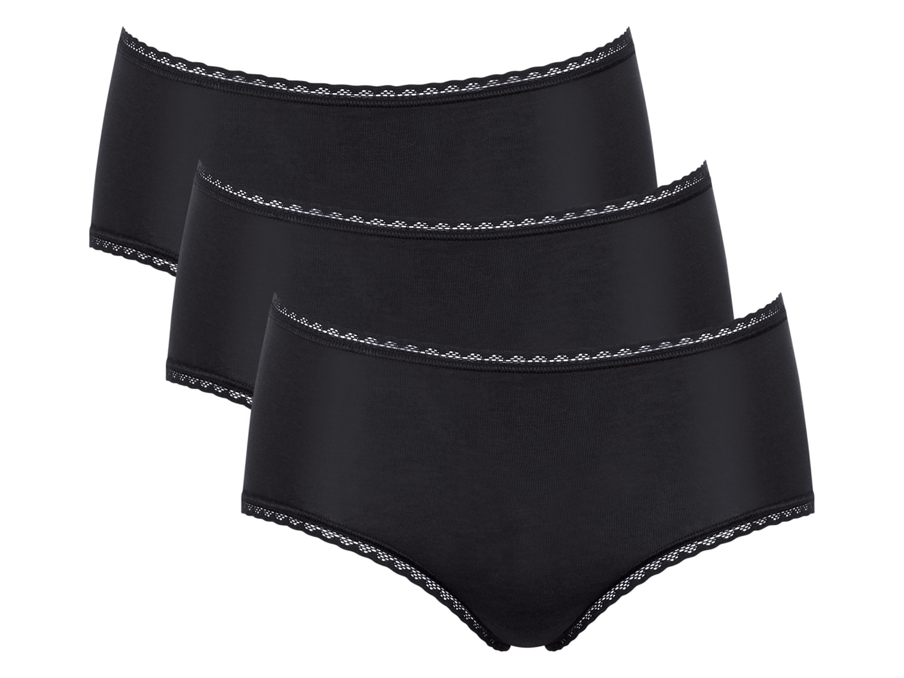 HELLO BY SLOGGI Set van 3 dames onderbroeken of hipsters (Midi (hipster), 40)