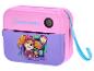 Roze en paarse instantcamera met een Paw Patrol Skye-ontwerp en een blauwe polsband.
