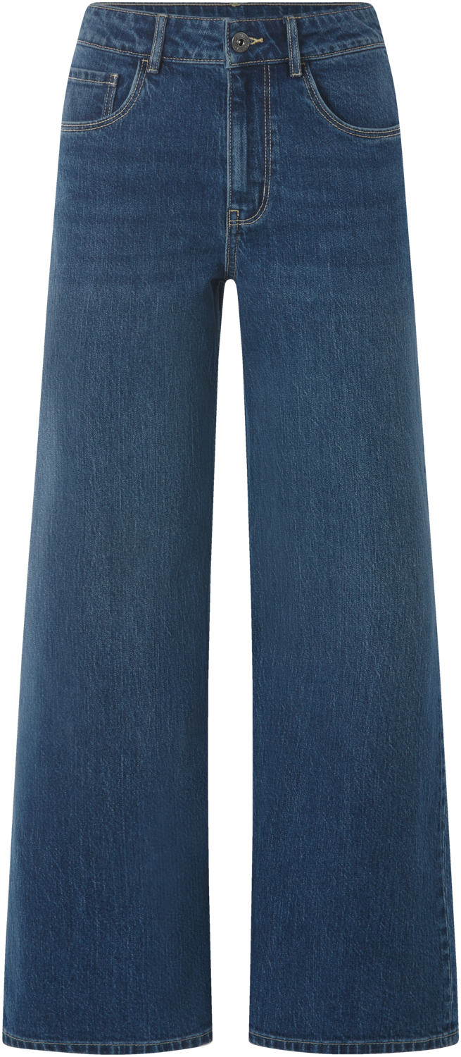 ESMARA Dames jeans, wide leg (Blauw, 44)