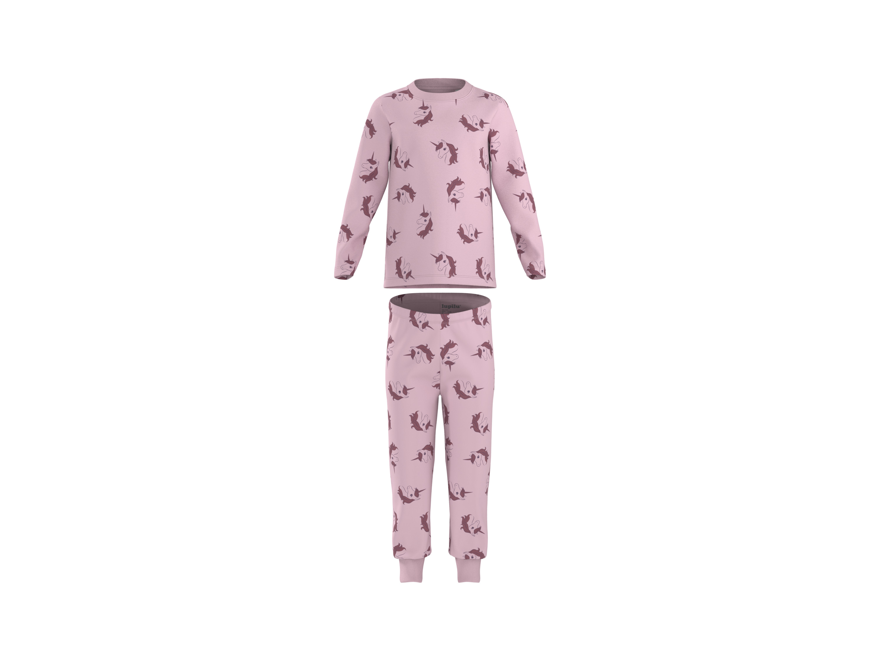LUPILU Kinder pyjama (Roze, 122/128)