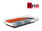Hn8 Schlafsysteme matras met dwarsdoorsnede die lagen schuim en veren toont.