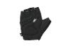 Korte zwarte fietshandschoenen met gel.