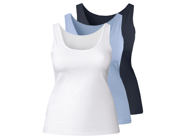 Ga naar volledige schermweergave: esmara® Dames onderhemden, 3 stuks, XL (48/50) - 3XL (56/58) - afbeelding 9