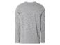 Een grijze, lange mouw heren T-shirt.