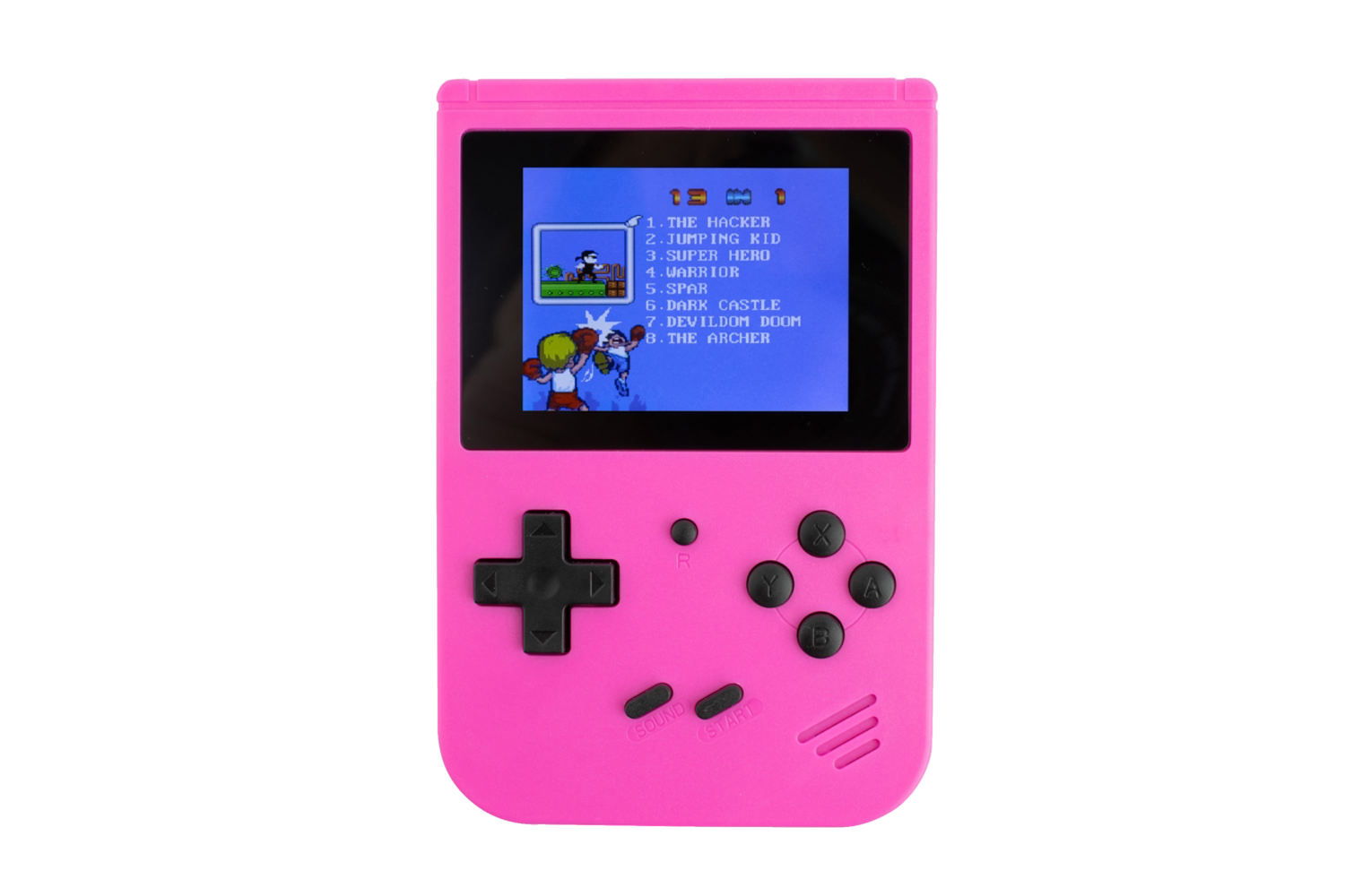 Retro spelcomputer (Roze)