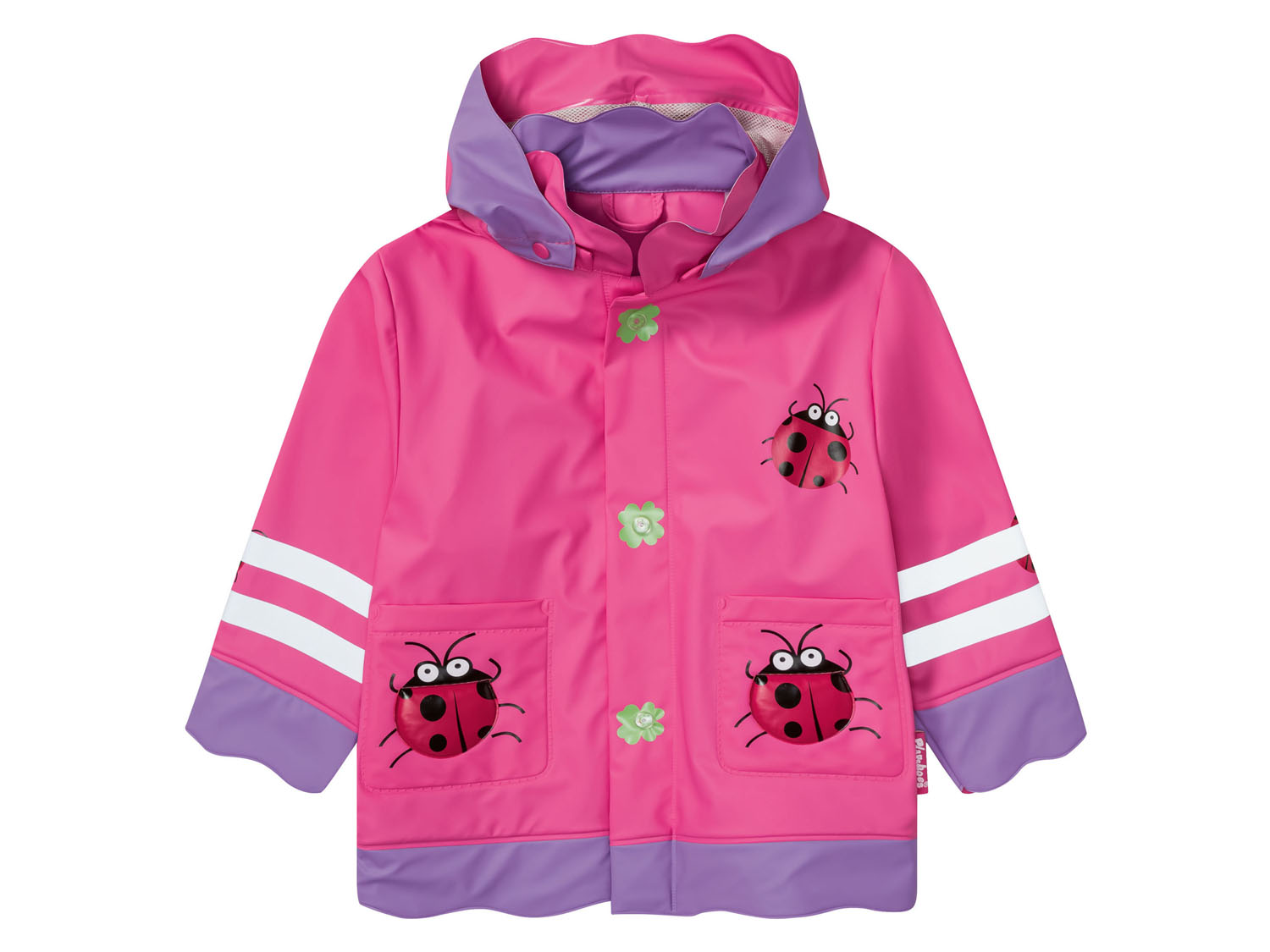 PLAYSHOES Kinder regenjas, wind- en waterdicht (Lieveheersbeestje, 98/104)