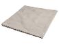 Beige gewatteerde matrashoes met bladpatroon