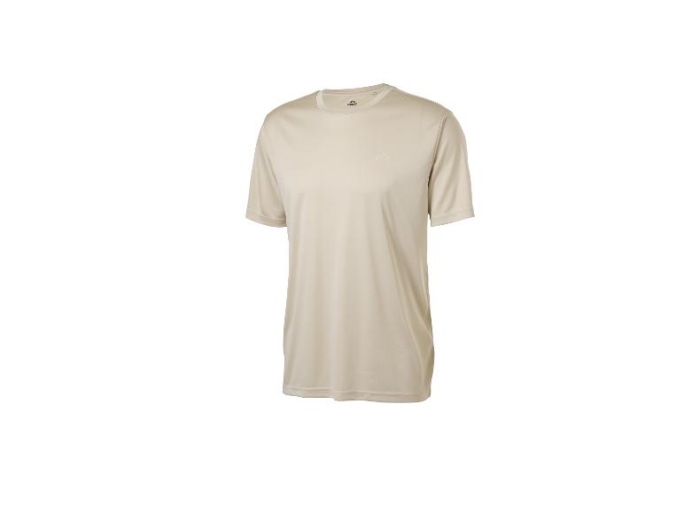 Crivit heren sport T-shirt met korte mouwen in lichtbeige