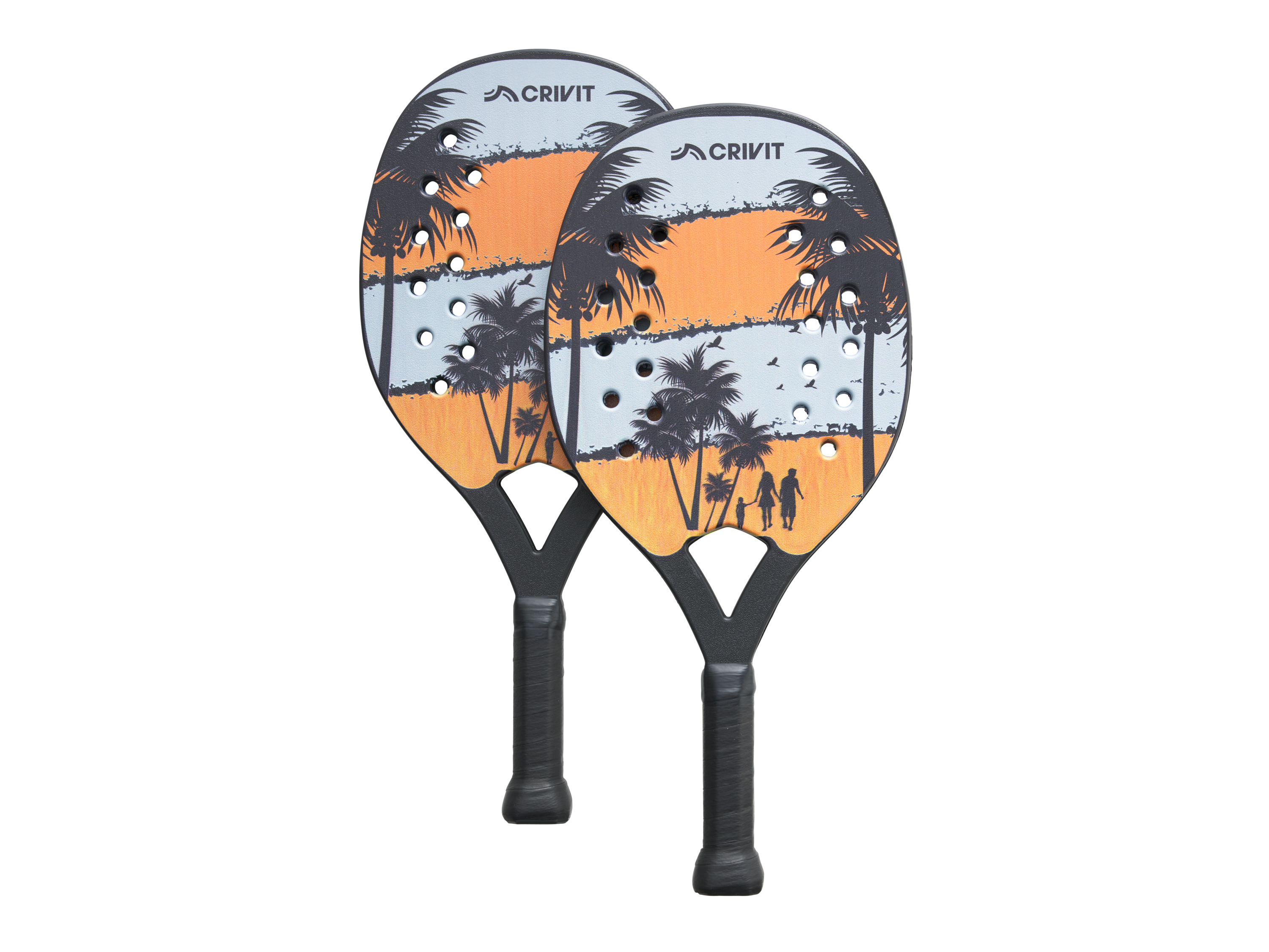 CRIVIT Beach tennisset (Oranje)