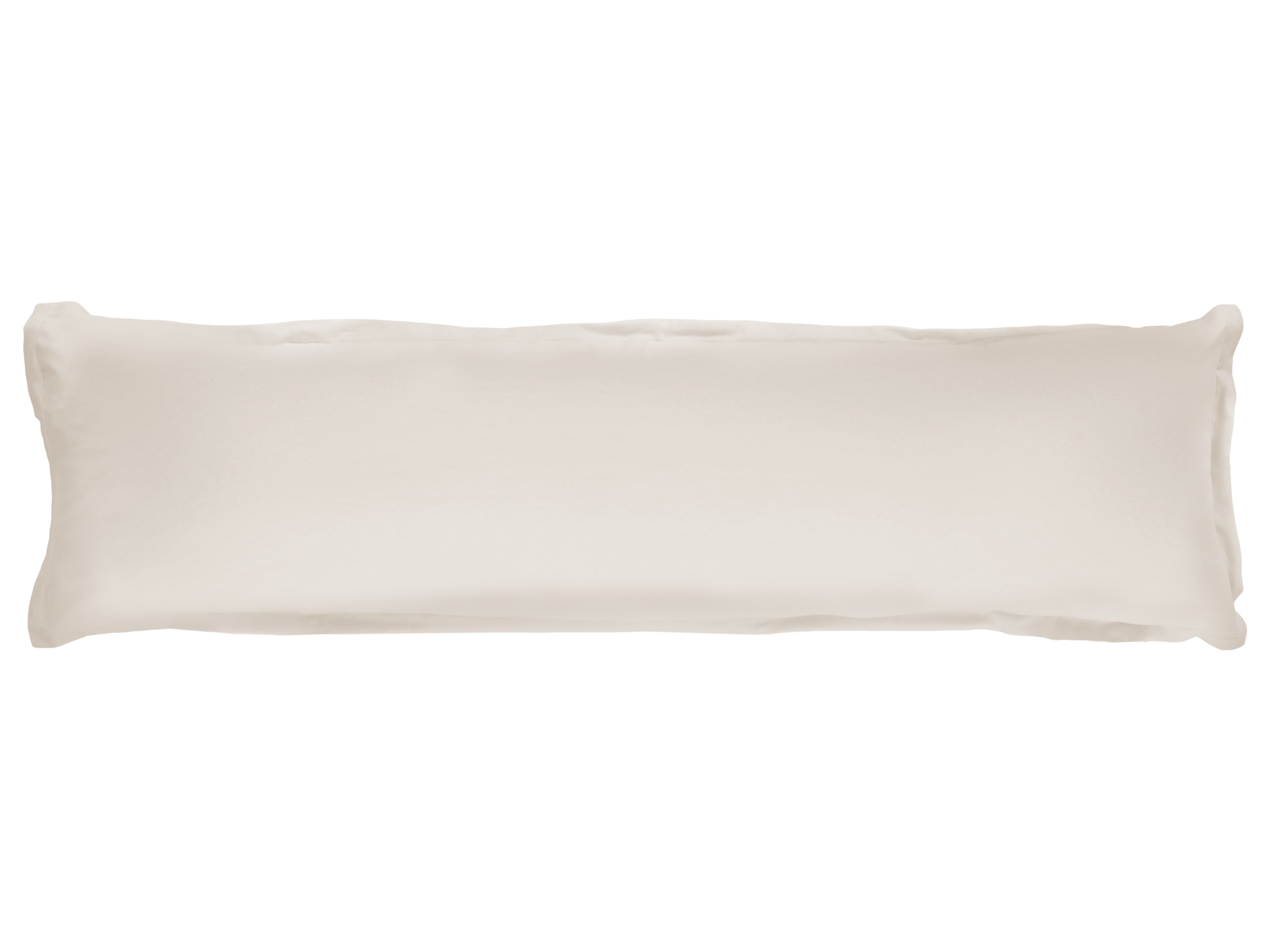 LIVARNO Polyester satijn kussensloop voor zijslaapkussen, 40 x 145 cm (Crème)