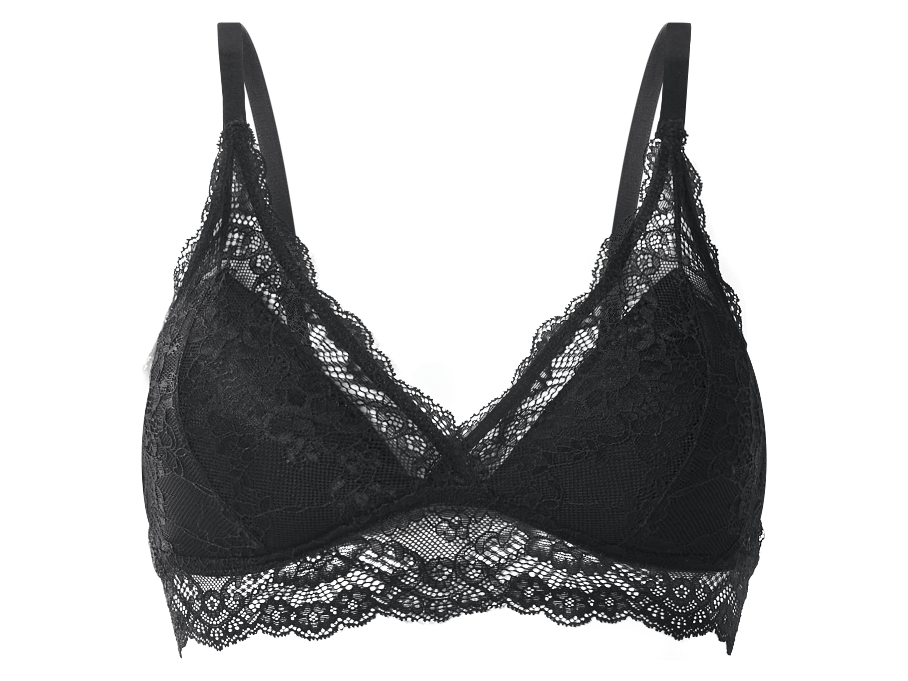 esmara Dames bustier met kant (Zwart, S (36-38))